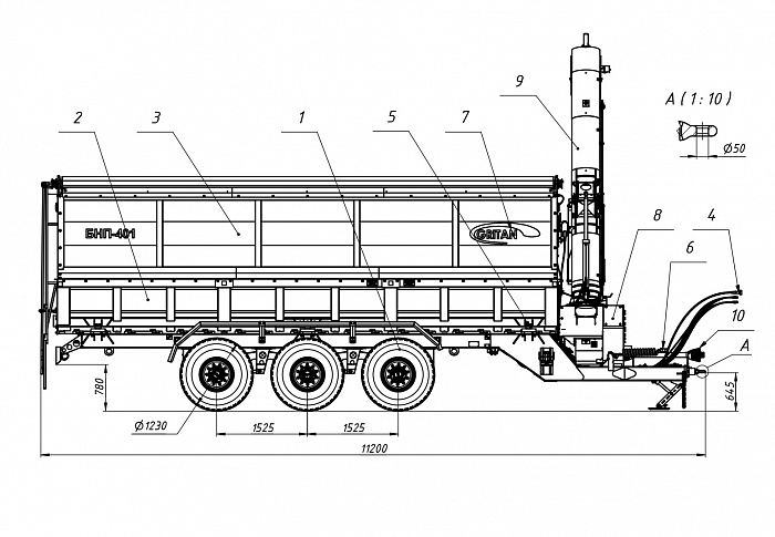 БУНКЕР-ПЕРЕГРУЗЧИК БНП-401